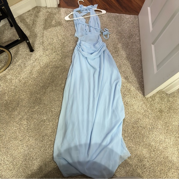 Peppermayo Elysia Chiffon Maxi Dress - Baby Blue - Picture 10 of 11